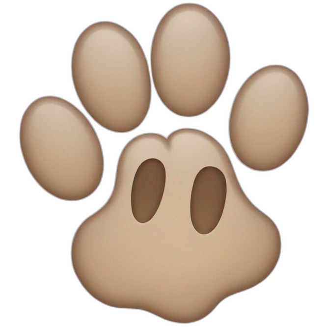 Paw emoji