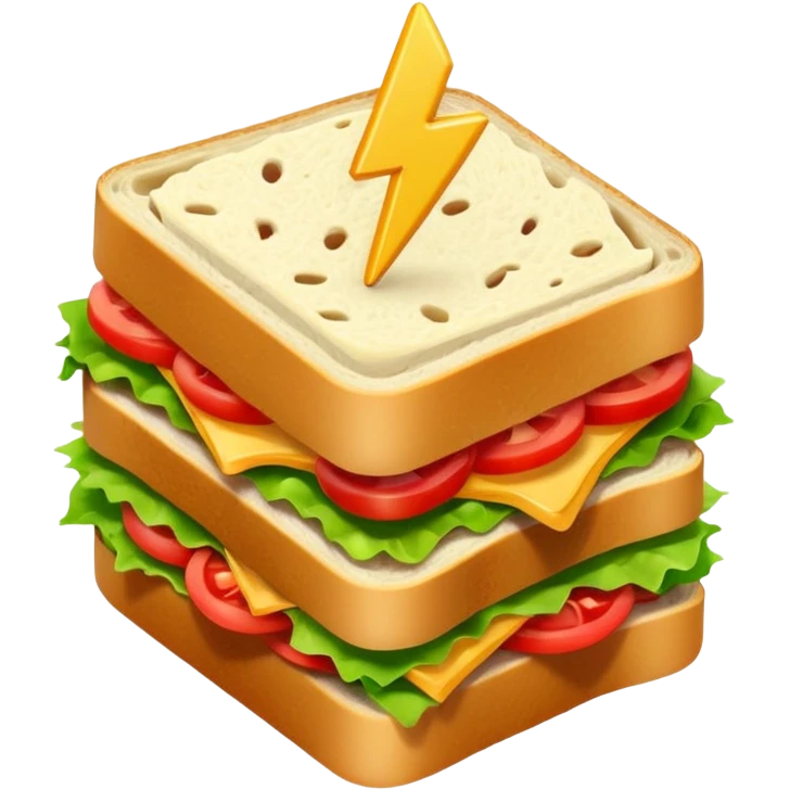 Sandwich and exclamation point  emoji