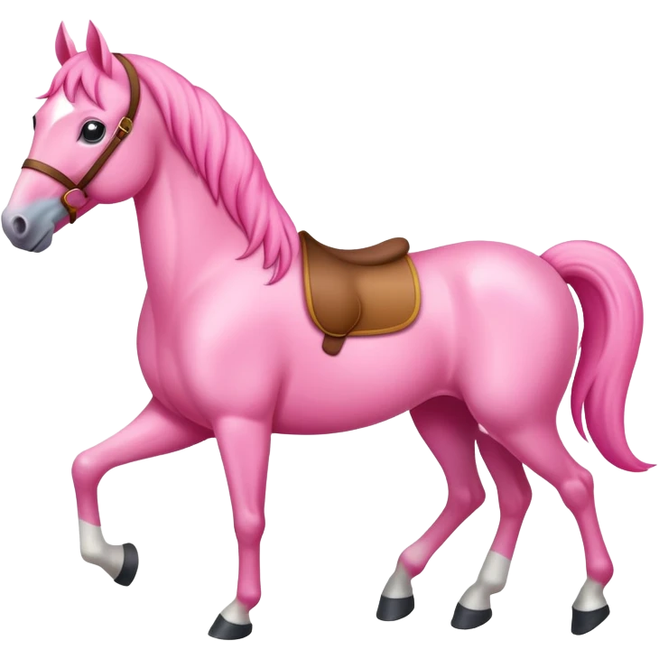 Caballo rosa emoji