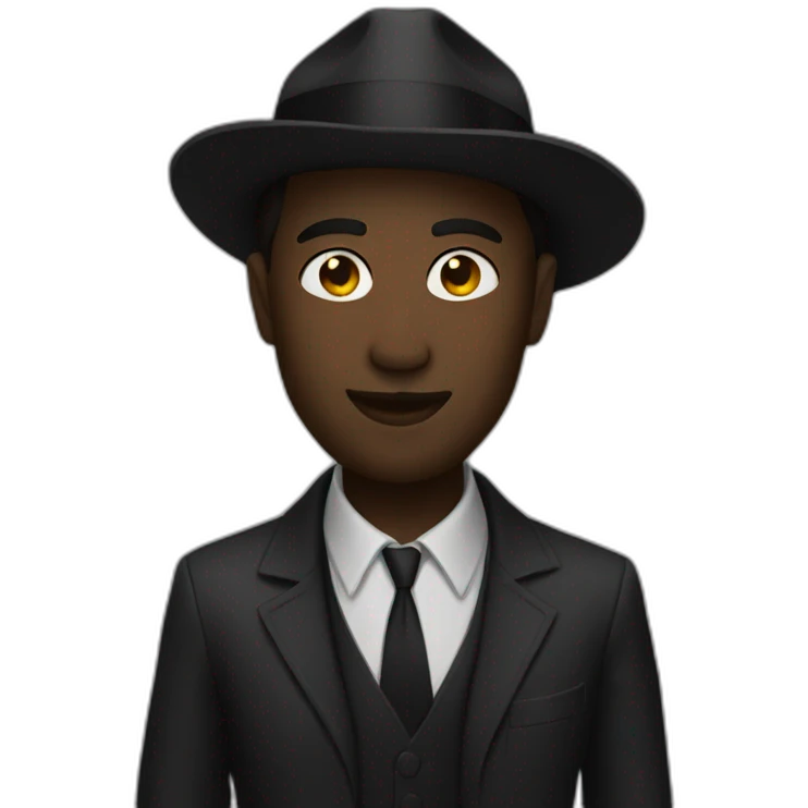 Sexy noir emoji