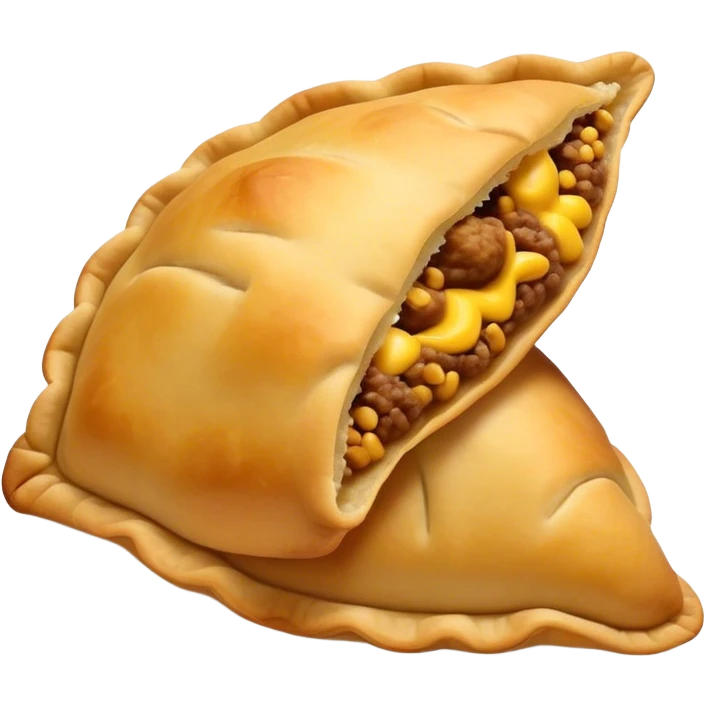 Empanada colombiana, no de hojaldre sino de masa de maiz emoji