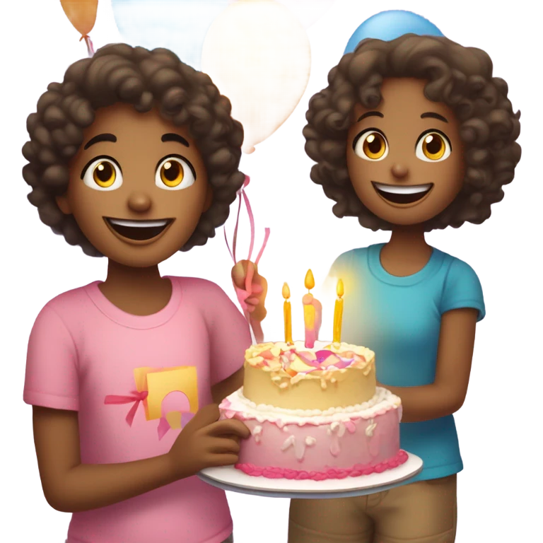 Thank you mommy for sister , birthday  emoji