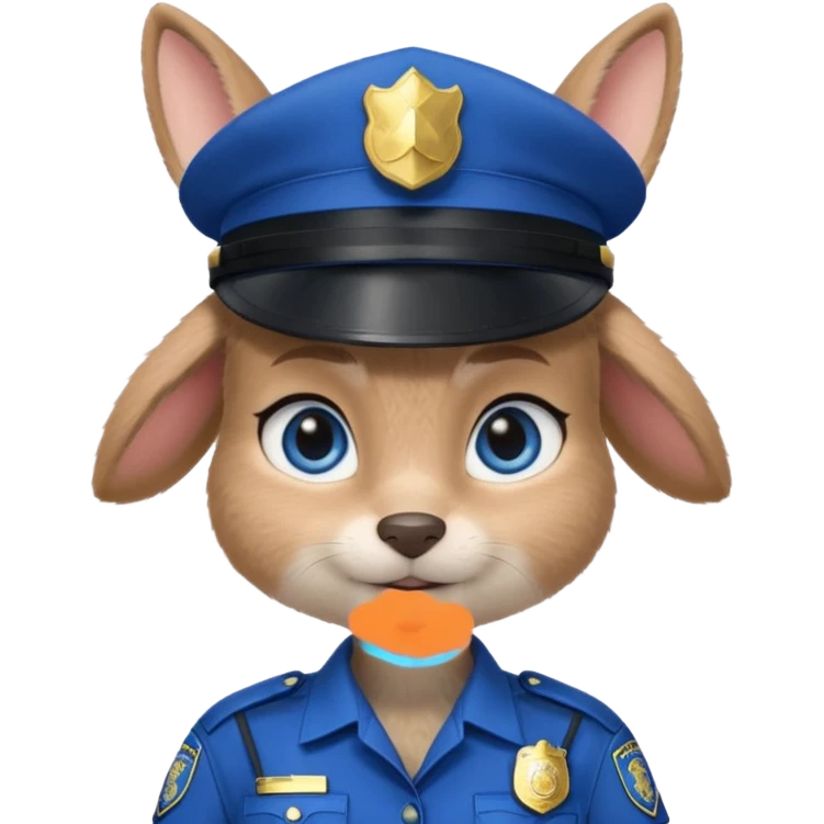 Judy Hopps from the Zootopia Disney movie emoji