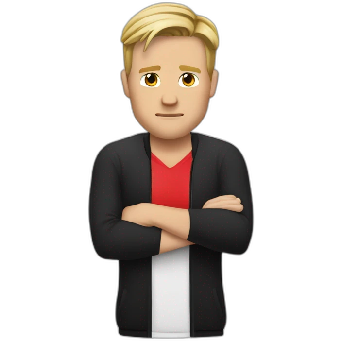 Eddie Howe crossed hands stop emoji