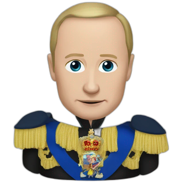 putin in garter holder emoji