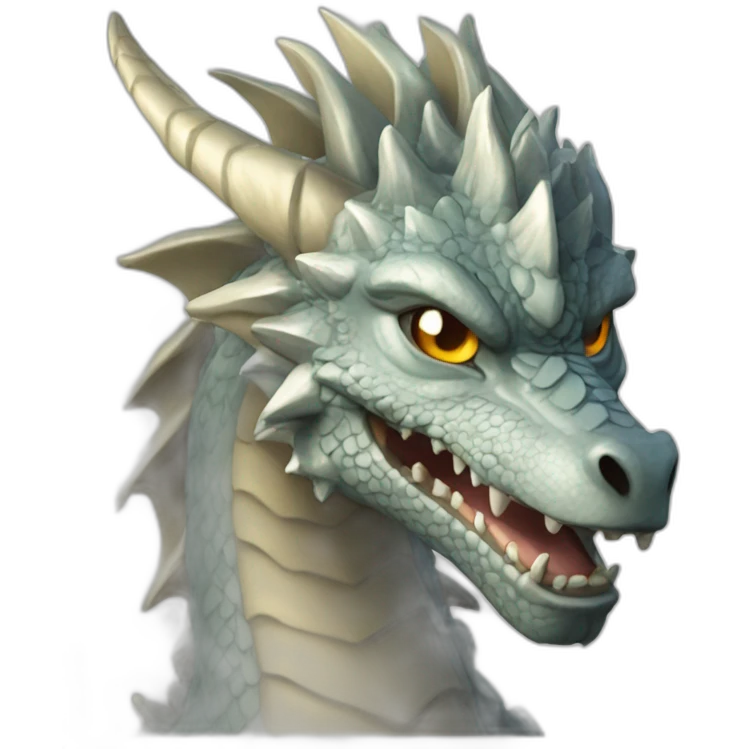 Dracofeux argent emoji