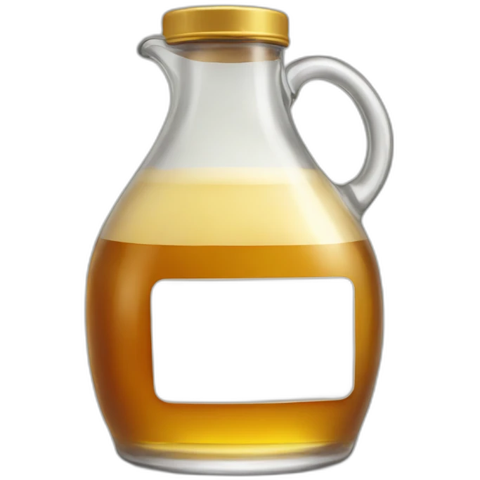 Glass jug of golden syrup emoji