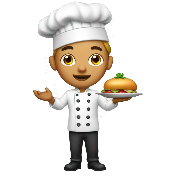 Chef doing bon apetite emoji