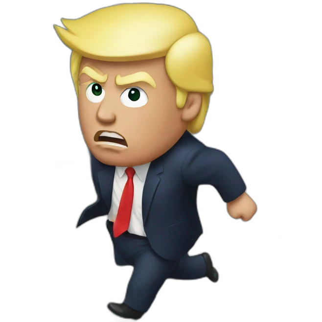 donald Trump destroying the earth emoji