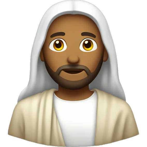 Jesus on a missionary emoji