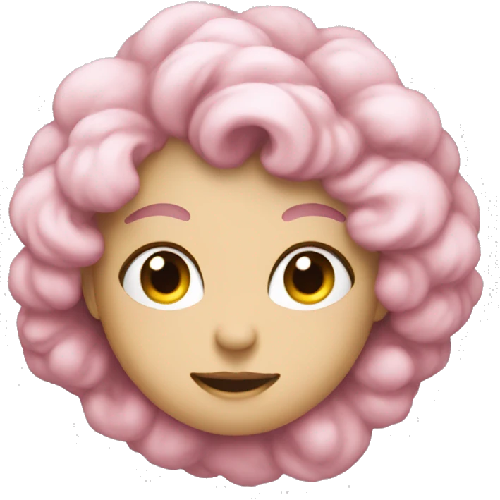 nuvola rosa emoji