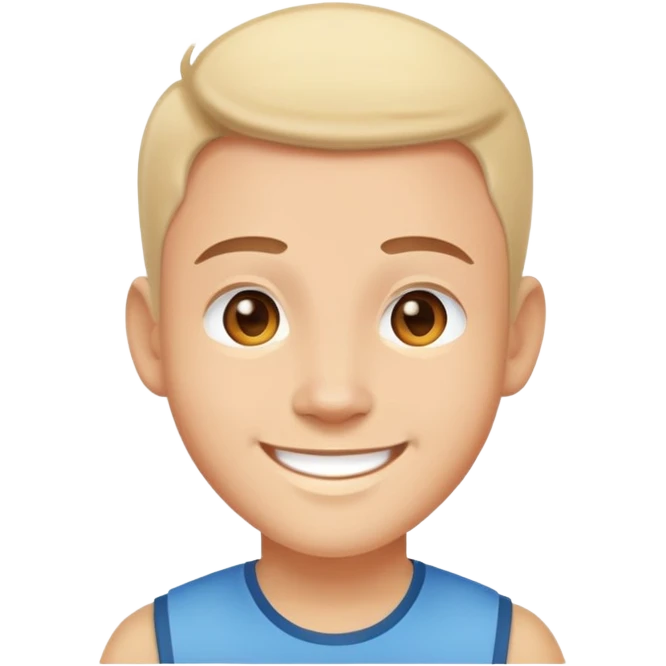 friendly person avatar smiling emoji