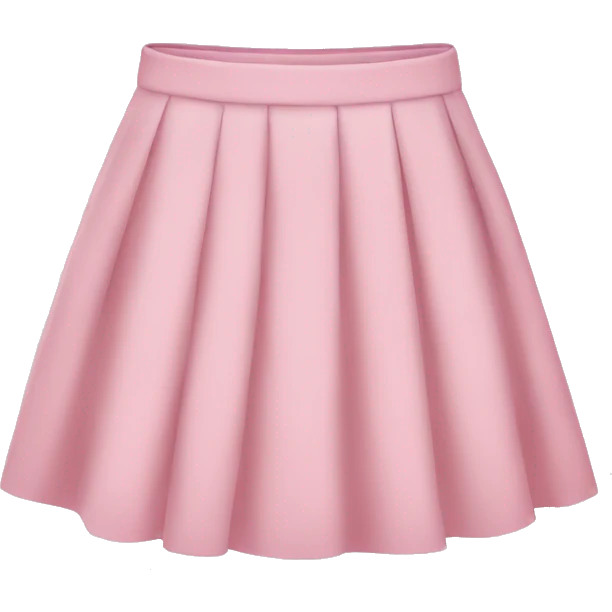 babypink skirt emoji
