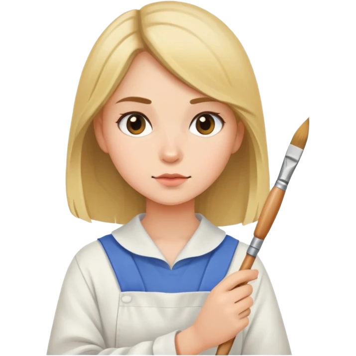Painter girl emoji