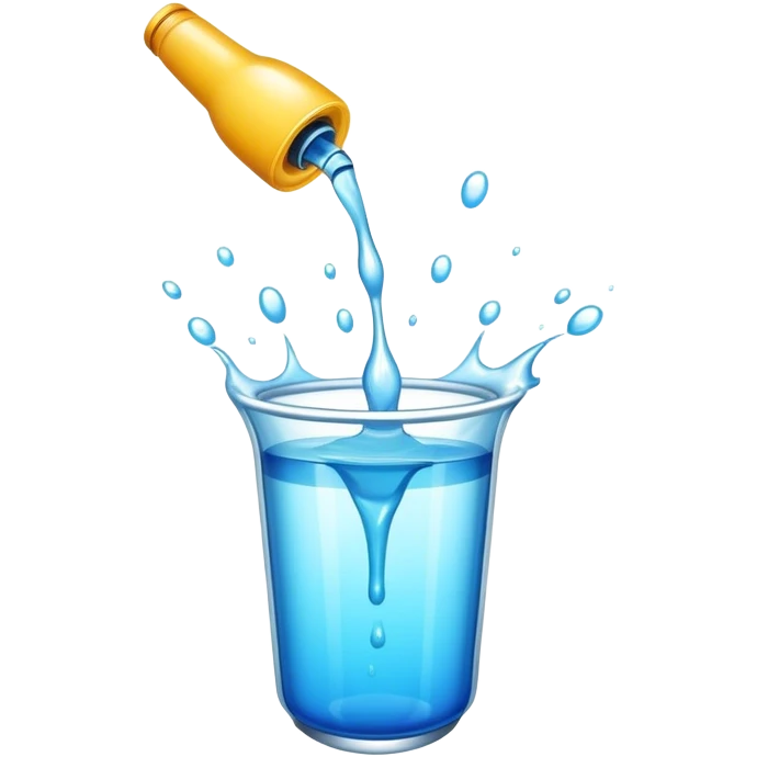  liquid squirting from the top emoji