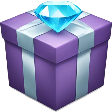 diamond gift box emoji