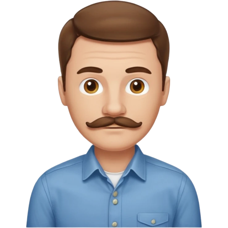 white man mustache emoji