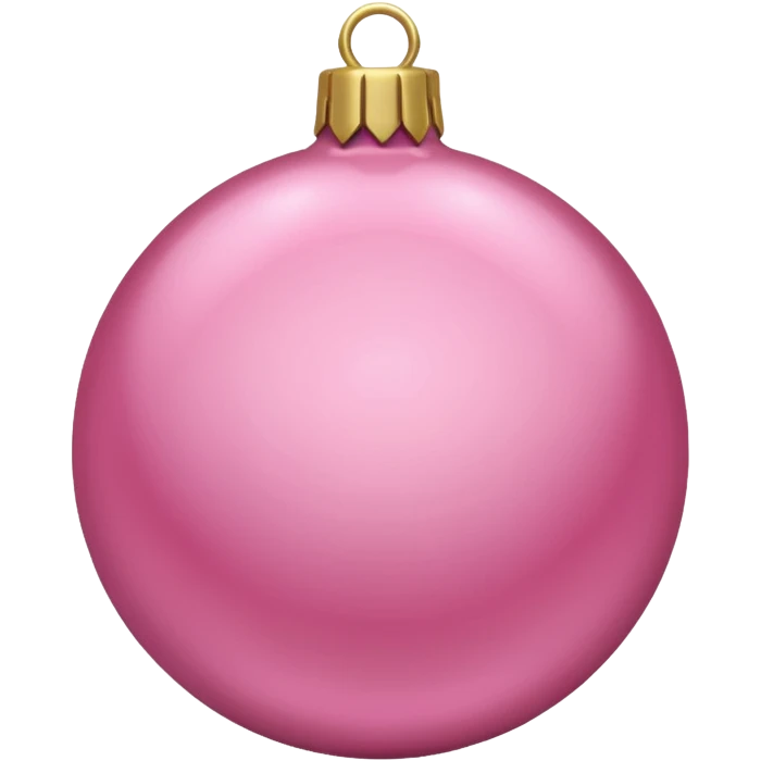 pink christmas ornament imperial style  emoji