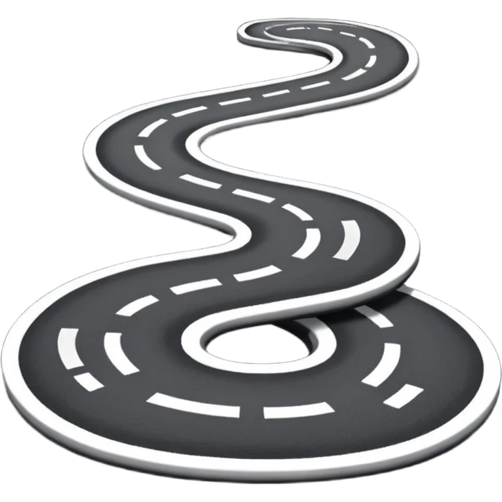 winding road representing a career path emoji emoji