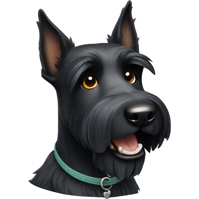 dog scottish terrier  emoji