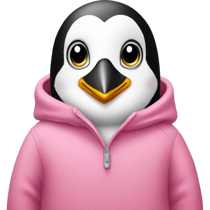 Pinguin wearing pink pullover  emoji
