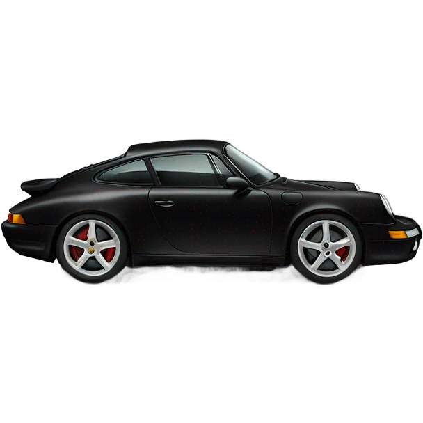 black porsche  emoji