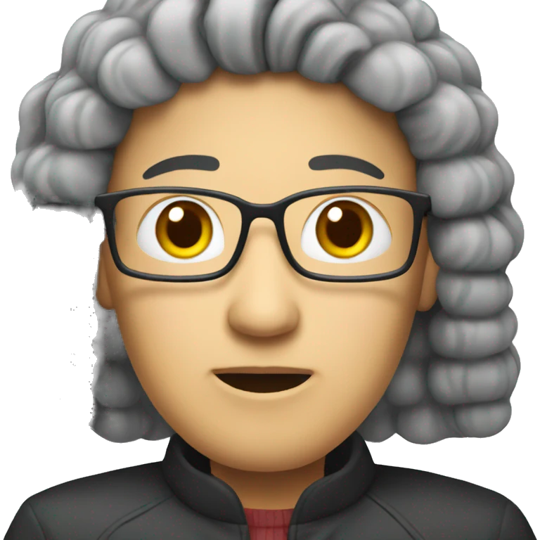 A  Chinese journalist emoji