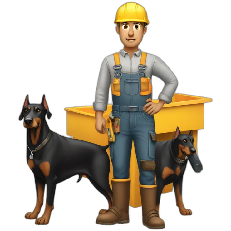 builder-doberman emoji
