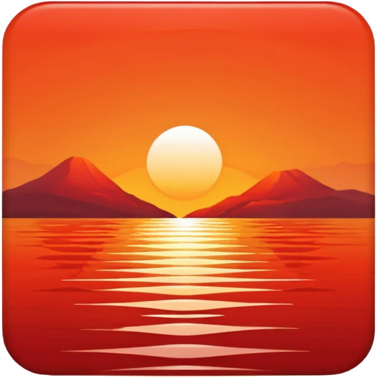 Sunset of the sea emoji