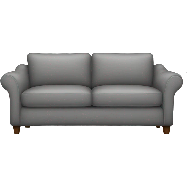 A grey sofa  emoji