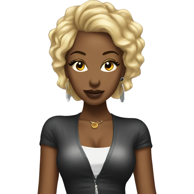 Soulful Deep House Female Pop Singer Diva Profile Pic emoji