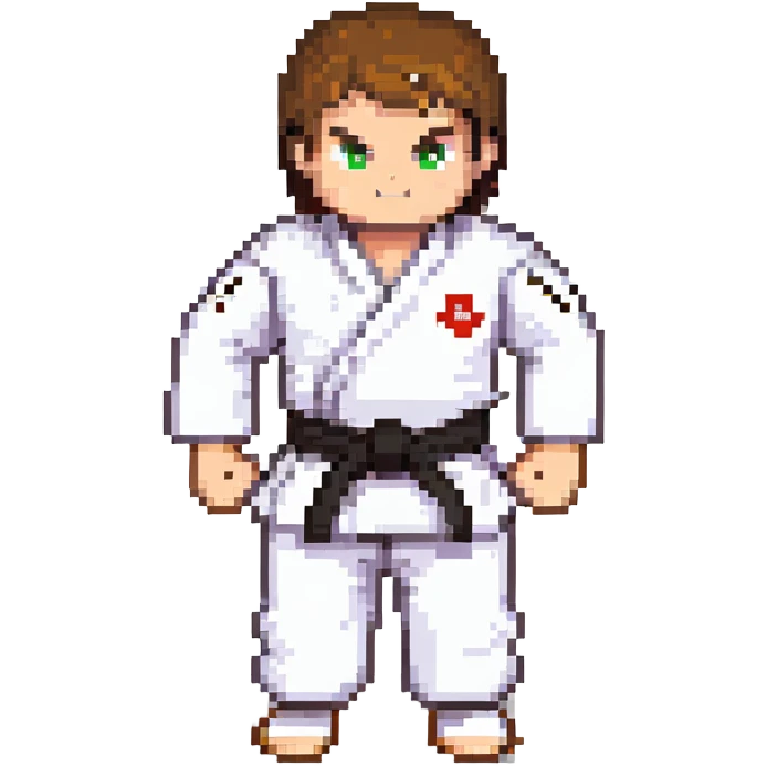 White martial arts uniform emoji