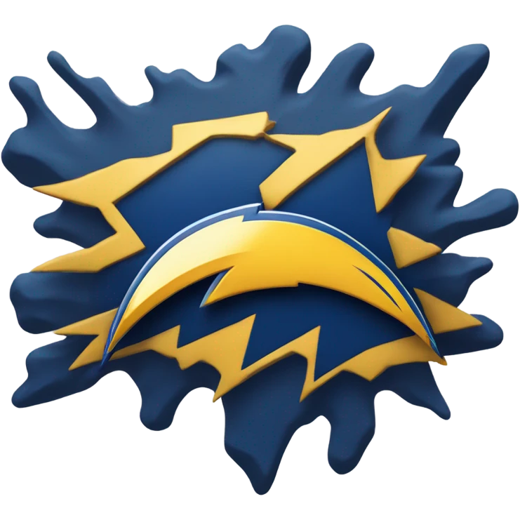 Los Angeles Chargers lightning bolt emoji