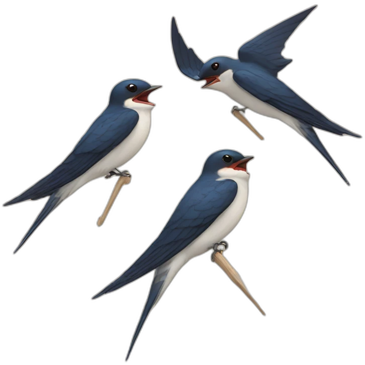 swallows emoji