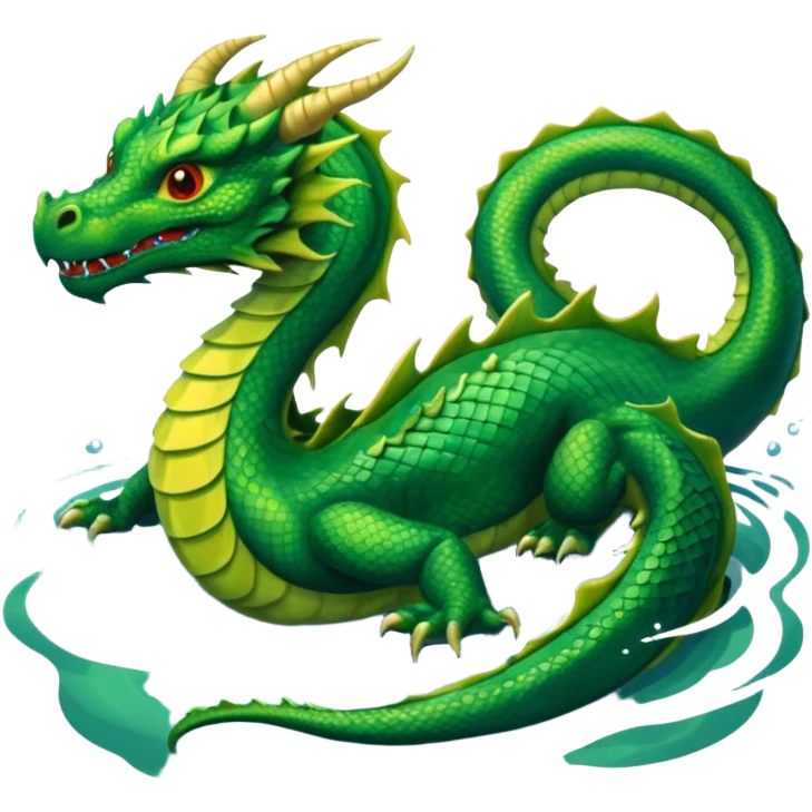 dragon in the waterrrrr emoji