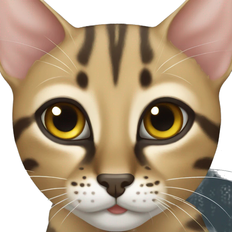 Savannah cat  emoji