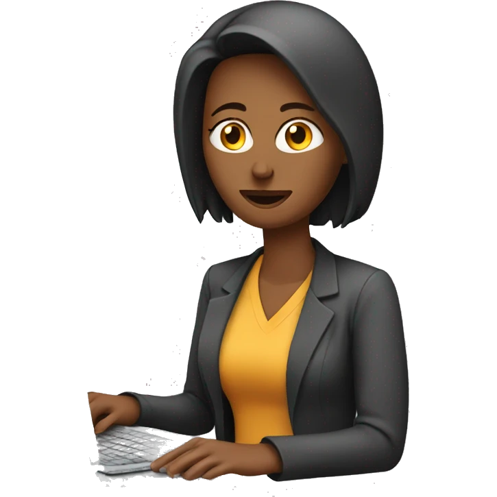 pressure-woman-at-computer emoji