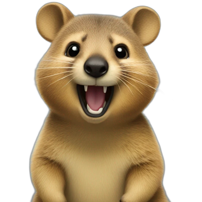 a quokka celebrating emoji