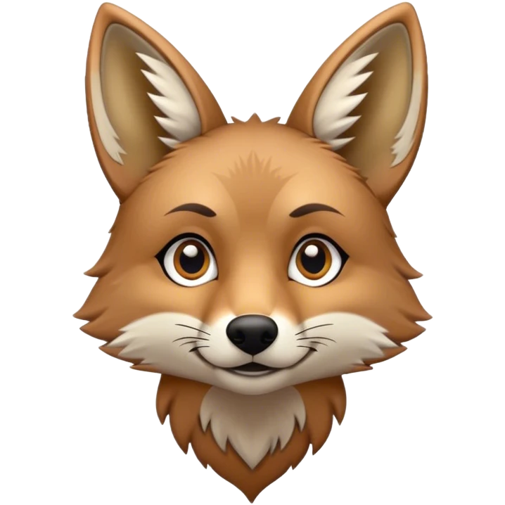 Starry-eyed Coyote  emoji
