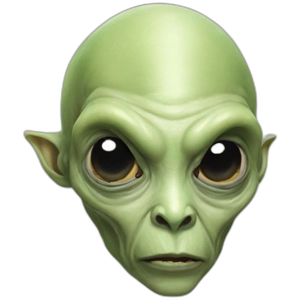 Macron mange alien emoji