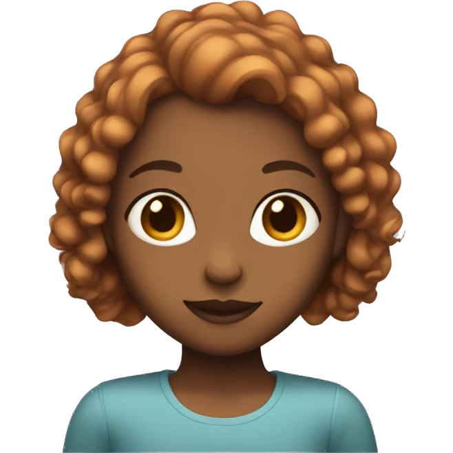 girl with brounette hair emoji