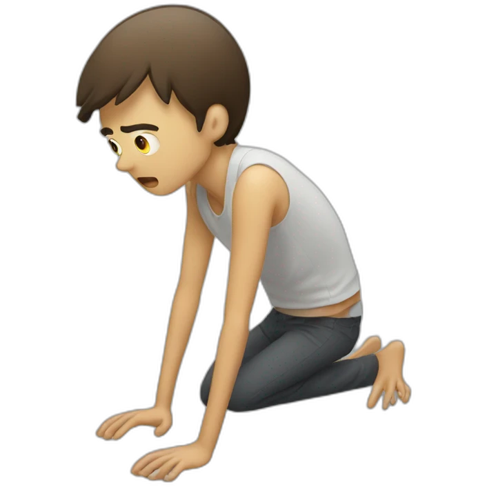 dead crawling emoji