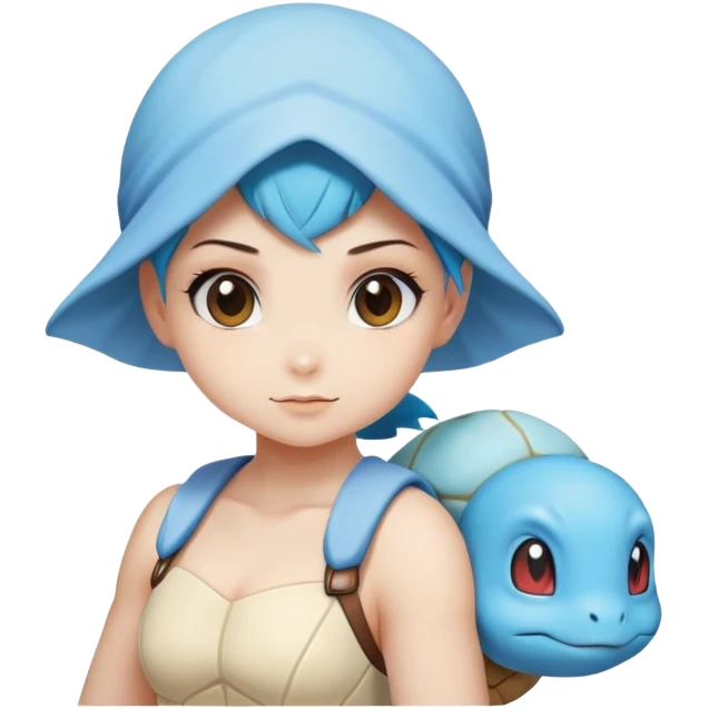 Hot girl Squirtle emoji