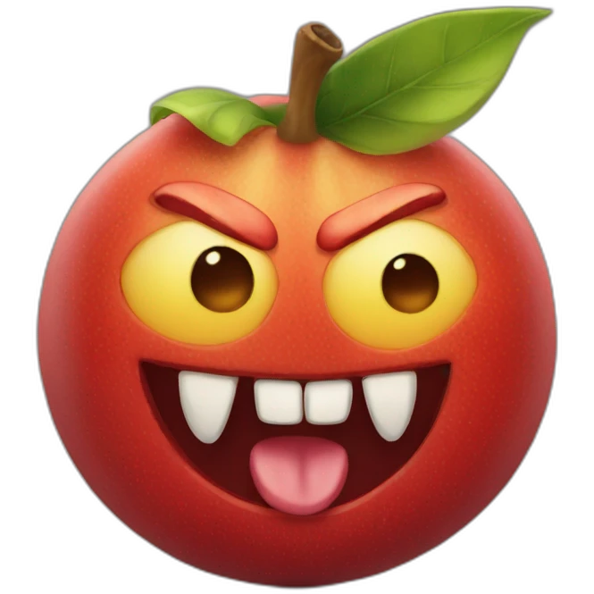 Fruit du demon de one pièce emoji