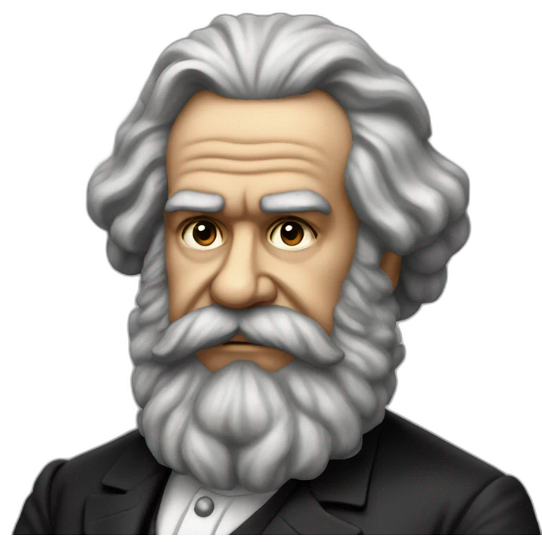 Karl Marx big naturals emoji