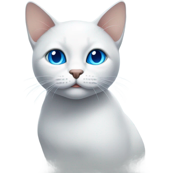 BINGUS the cat with blue eyes  emoji
