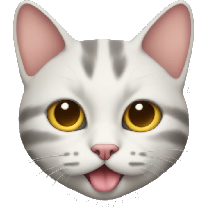 Cat emoji sticking its tongue out with its eyes closed emoji