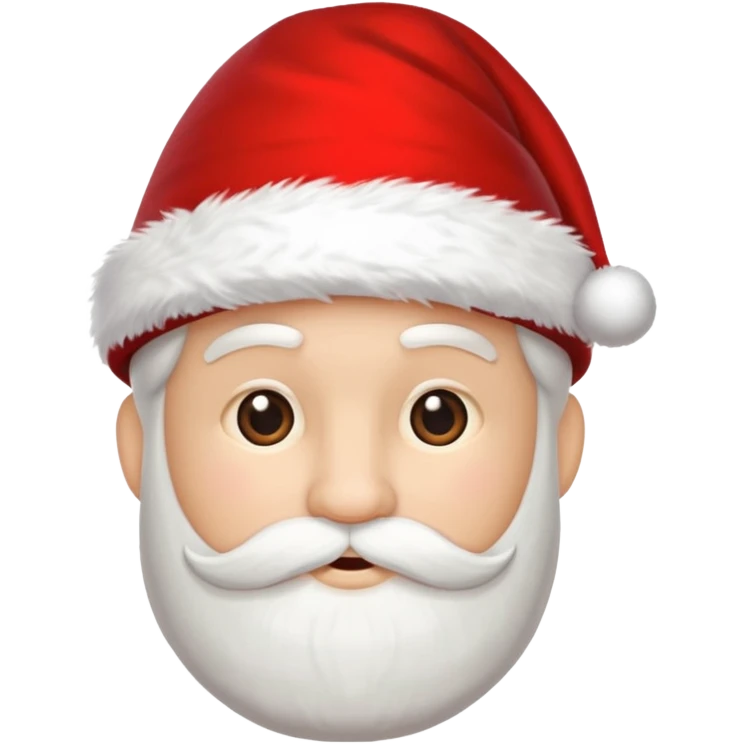 gorro do papai noel, apenas o gorro, sem nenhum rosto  emoji