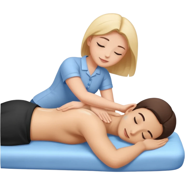 Masaje en la espalda  emoji