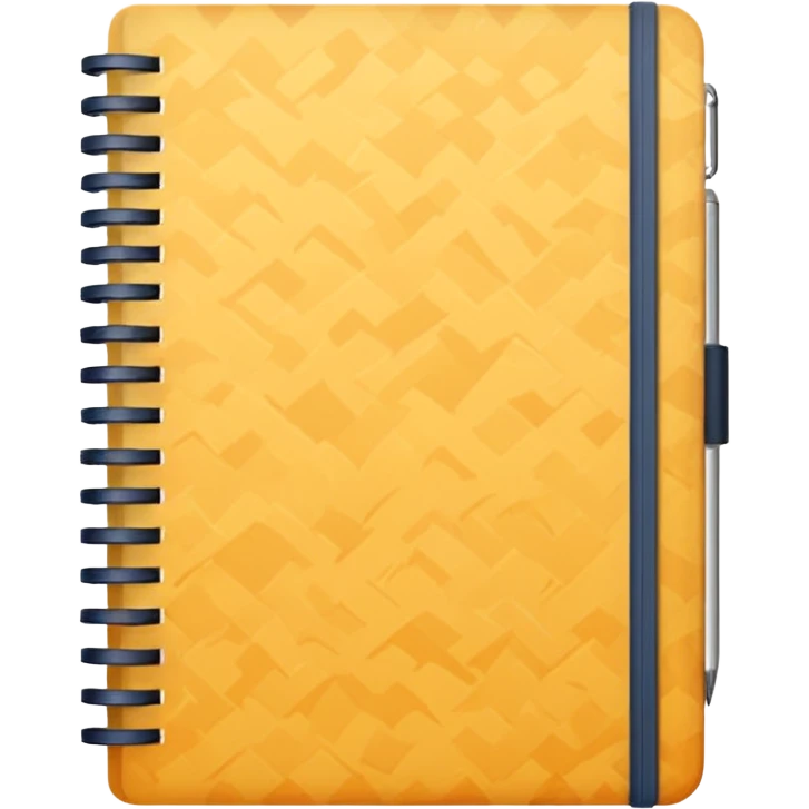 patterned notebook emoji